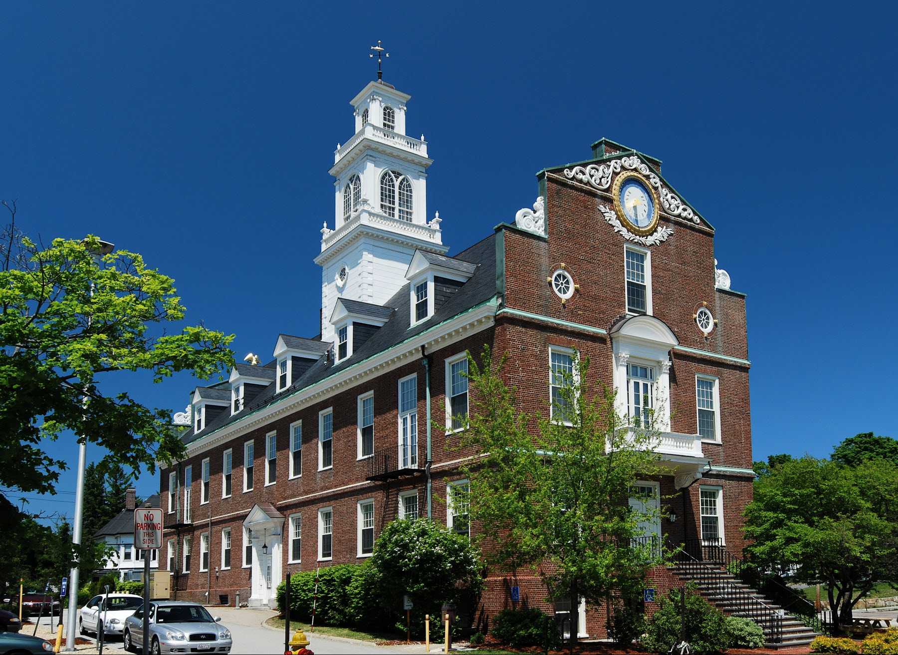 Weymouth Town Hall in Weymouth, Massachusetts